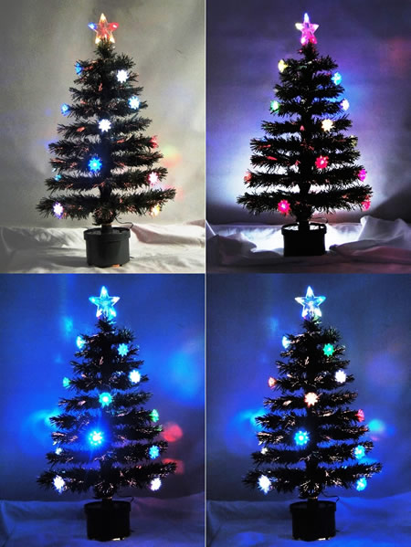 Árvore de Natal Fibra Ótica – Decoração Árvore de Natal Fibra Ótica – Decoração