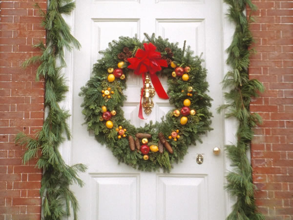 Como Decorar a Porta de Entrada para o Natal – Decoração