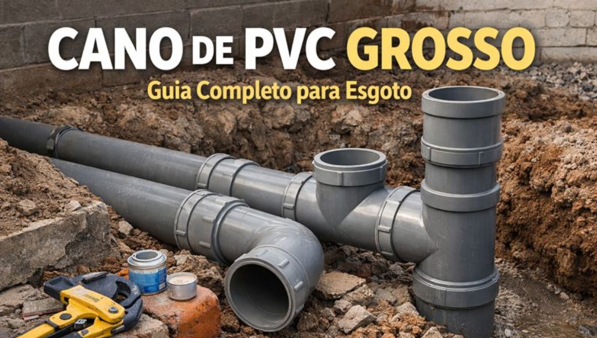cano pvc grosso