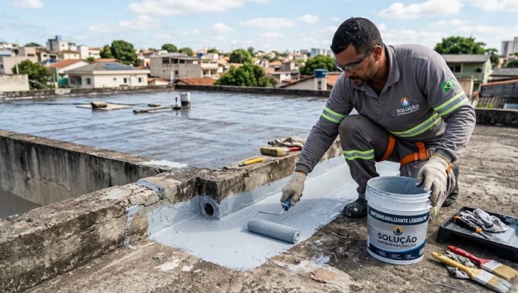 Infiltração de uma Laje em Casa? Saiba as Causas e a Solução Correta 3 Como resolver a infiltração de uma laje passo a passo