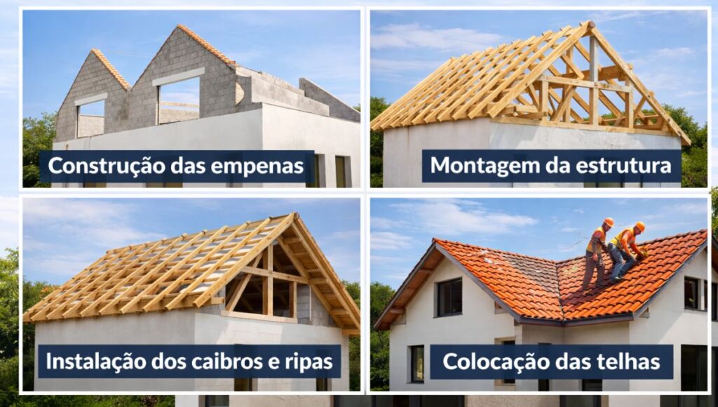 Entendendo a estrutura completa de um telhado