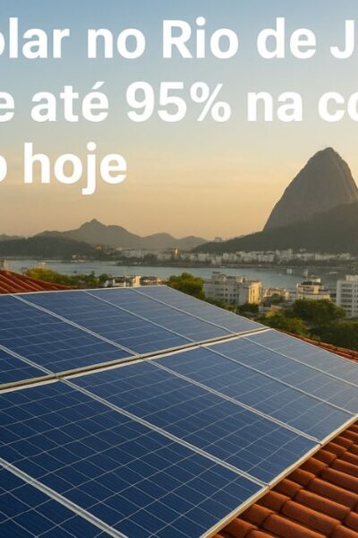 Energia Solar no Rio de Janeiro: Como Economizar Até 95% na Conta de Luz Instalando Hoje