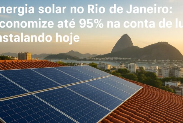 Energia Solar no Rio de Janeiro: Como Economizar Até 95% na Conta de Luz Instalando Hoje