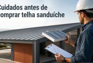 Cuidados antes de comprar telha sanduíche