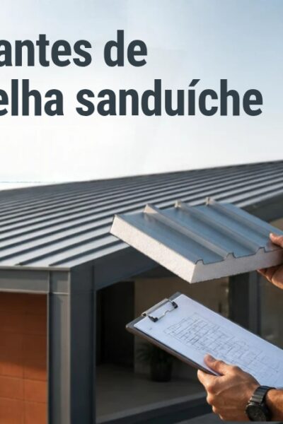 Cuidados antes de comprar telha sanduíche